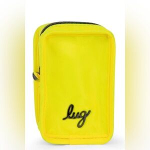 LUG🔥 Drizzle Mini Zip Storage Pouch Yellow NWT